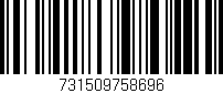 Código de barras (EAN, GTIN, SKU, ISBN): '731509758696'
