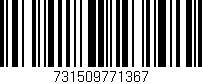 Código de barras (EAN, GTIN, SKU, ISBN): '731509771367'