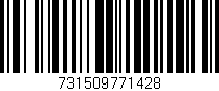 Código de barras (EAN, GTIN, SKU, ISBN): '731509771428'