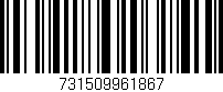Código de barras (EAN, GTIN, SKU, ISBN): '731509961867'