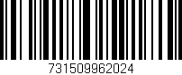 Código de barras (EAN, GTIN, SKU, ISBN): '731509962024'