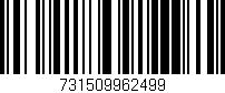 Código de barras (EAN, GTIN, SKU, ISBN): '731509962499'