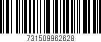Código de barras (EAN, GTIN, SKU, ISBN): '731509962628'