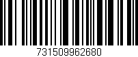 Código de barras (EAN, GTIN, SKU, ISBN): '731509962680'