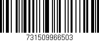 Código de barras (EAN, GTIN, SKU, ISBN): '731509966503'