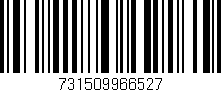 Código de barras (EAN, GTIN, SKU, ISBN): '731509966527'