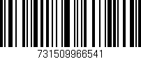Código de barras (EAN, GTIN, SKU, ISBN): '731509966541'