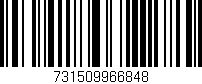 Código de barras (EAN, GTIN, SKU, ISBN): '731509966848'