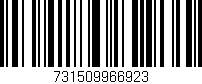 Código de barras (EAN, GTIN, SKU, ISBN): '731509966923'