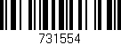 Código de barras (EAN, GTIN, SKU, ISBN): '731554'