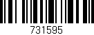 Código de barras (EAN, GTIN, SKU, ISBN): '731595'