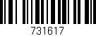 Código de barras (EAN, GTIN, SKU, ISBN): '731617'