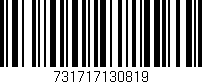 Código de barras (EAN, GTIN, SKU, ISBN): '731717130819'