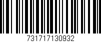 Código de barras (EAN, GTIN, SKU, ISBN): '731717130932'