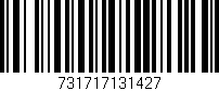 Código de barras (EAN, GTIN, SKU, ISBN): '731717131427'