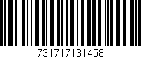 Código de barras (EAN, GTIN, SKU, ISBN): '731717131458'