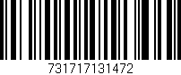 Código de barras (EAN, GTIN, SKU, ISBN): '731717131472'
