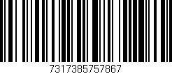 Código de barras (EAN, GTIN, SKU, ISBN): '7317385757867'