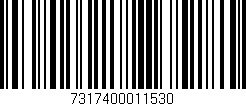 Código de barras (EAN, GTIN, SKU, ISBN): '7317400011530'