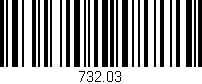 Código de barras (EAN, GTIN, SKU, ISBN): '732.03'
