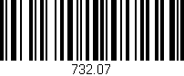 Código de barras (EAN, GTIN, SKU, ISBN): '732.07'