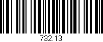 Código de barras (EAN, GTIN, SKU, ISBN): '732.13'