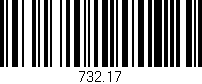 Código de barras (EAN, GTIN, SKU, ISBN): '732.17'