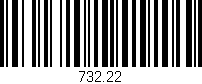 Código de barras (EAN, GTIN, SKU, ISBN): '732.22'