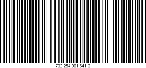 Código de barras (EAN, GTIN, SKU, ISBN): '732.254.001.641-3'