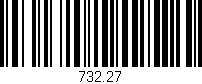 Código de barras (EAN, GTIN, SKU, ISBN): '732.27'