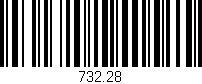 Código de barras (EAN, GTIN, SKU, ISBN): '732.28'