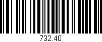 Código de barras (EAN, GTIN, SKU, ISBN): '732.40'