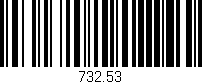 Código de barras (EAN, GTIN, SKU, ISBN): '732.53'