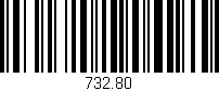 Código de barras (EAN, GTIN, SKU, ISBN): '732.80'