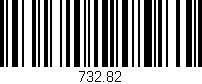 Código de barras (EAN, GTIN, SKU, ISBN): '732.82'