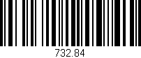 Código de barras (EAN, GTIN, SKU, ISBN): '732.84'