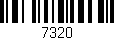 Código de barras (EAN, GTIN, SKU, ISBN): '7320'