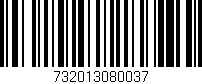 Código de barras (EAN, GTIN, SKU, ISBN): '732013080037'