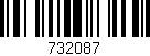 Código de barras (EAN, GTIN, SKU, ISBN): '732087'