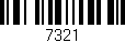 Código de barras (EAN, GTIN, SKU, ISBN): '7321'