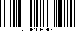 Código de barras (EAN, GTIN, SKU, ISBN): '7323610354404'