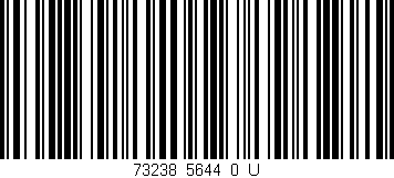 Código de barras (EAN, GTIN, SKU, ISBN): '73238_5644_0_U'