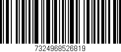 Código de barras (EAN, GTIN, SKU, ISBN): '7324968526819'