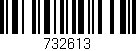 Código de barras (EAN, GTIN, SKU, ISBN): '732613'