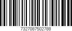 Código de barras (EAN, GTIN, SKU, ISBN): '7327087502788'