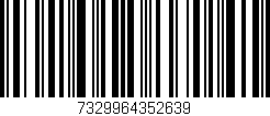 Código de barras (EAN, GTIN, SKU, ISBN): '7329964352639'