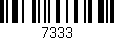 Código de barras (EAN, GTIN, SKU, ISBN): '7333'