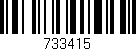 Código de barras (EAN, GTIN, SKU, ISBN): '733415'