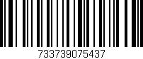 Código de barras (EAN, GTIN, SKU, ISBN): '733739075437'