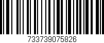Código de barras (EAN, GTIN, SKU, ISBN): '733739075826'